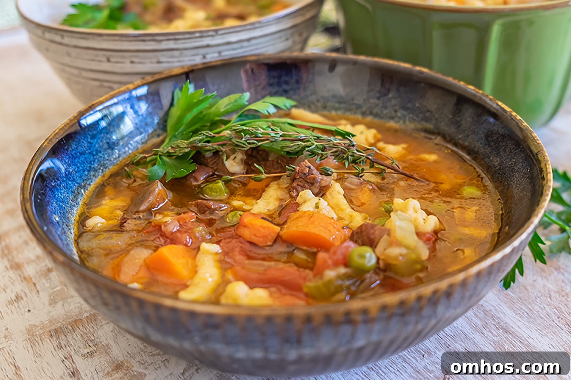 instant pot beef and vegetable soup