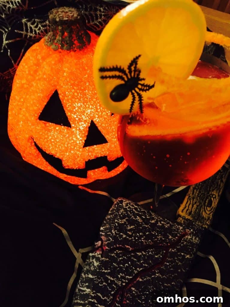 Fiendish Fizz Halloween cocktail
