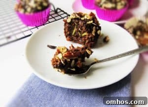 Low-Sugar Chocolate Zucchini Muffins 2 Chocolate zucchini muffins