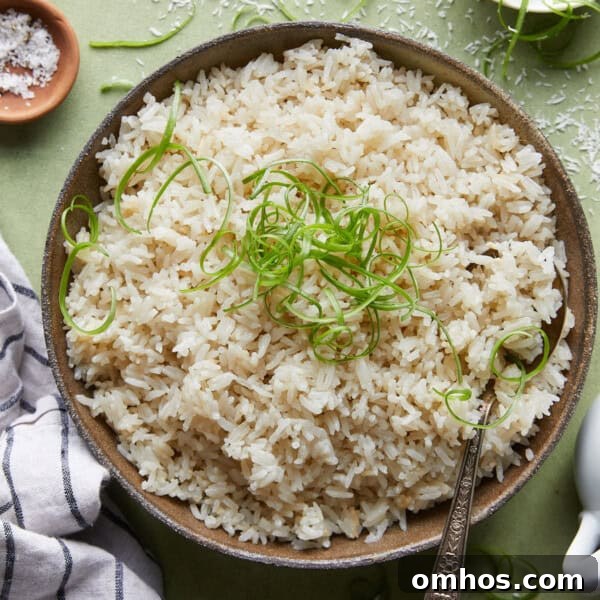 Coconut jasmine rice