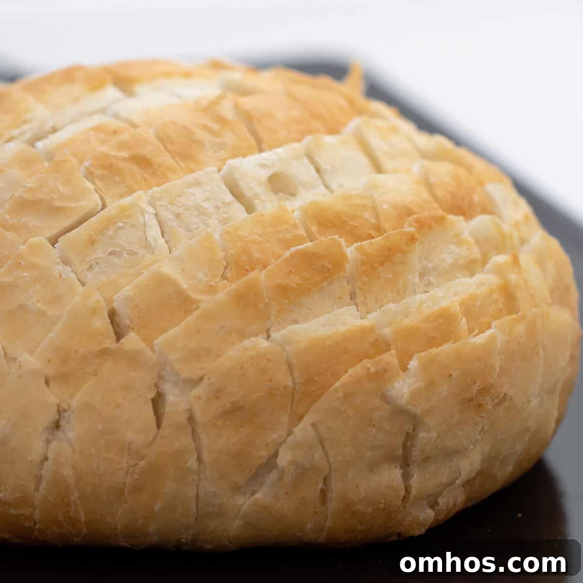 Round bread cut into sticks.