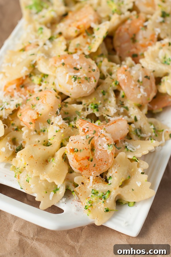 Creamy Cajun Shrimp and Broccoli Pasta