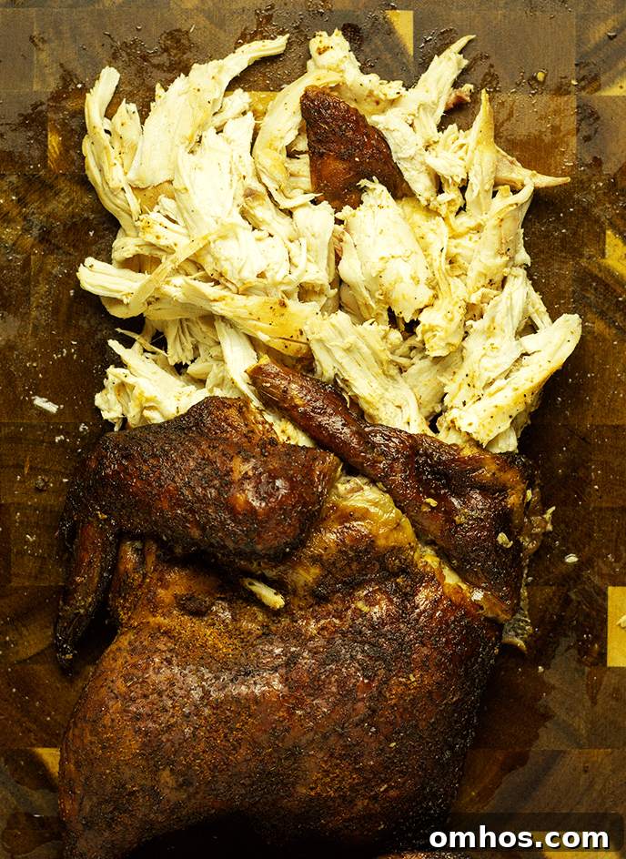 smoked pulled chicken recipe