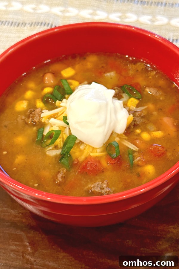 Crock Pot Taco Soup Recipe for Weeknight Family Dinners 2 crock pot taco soup
