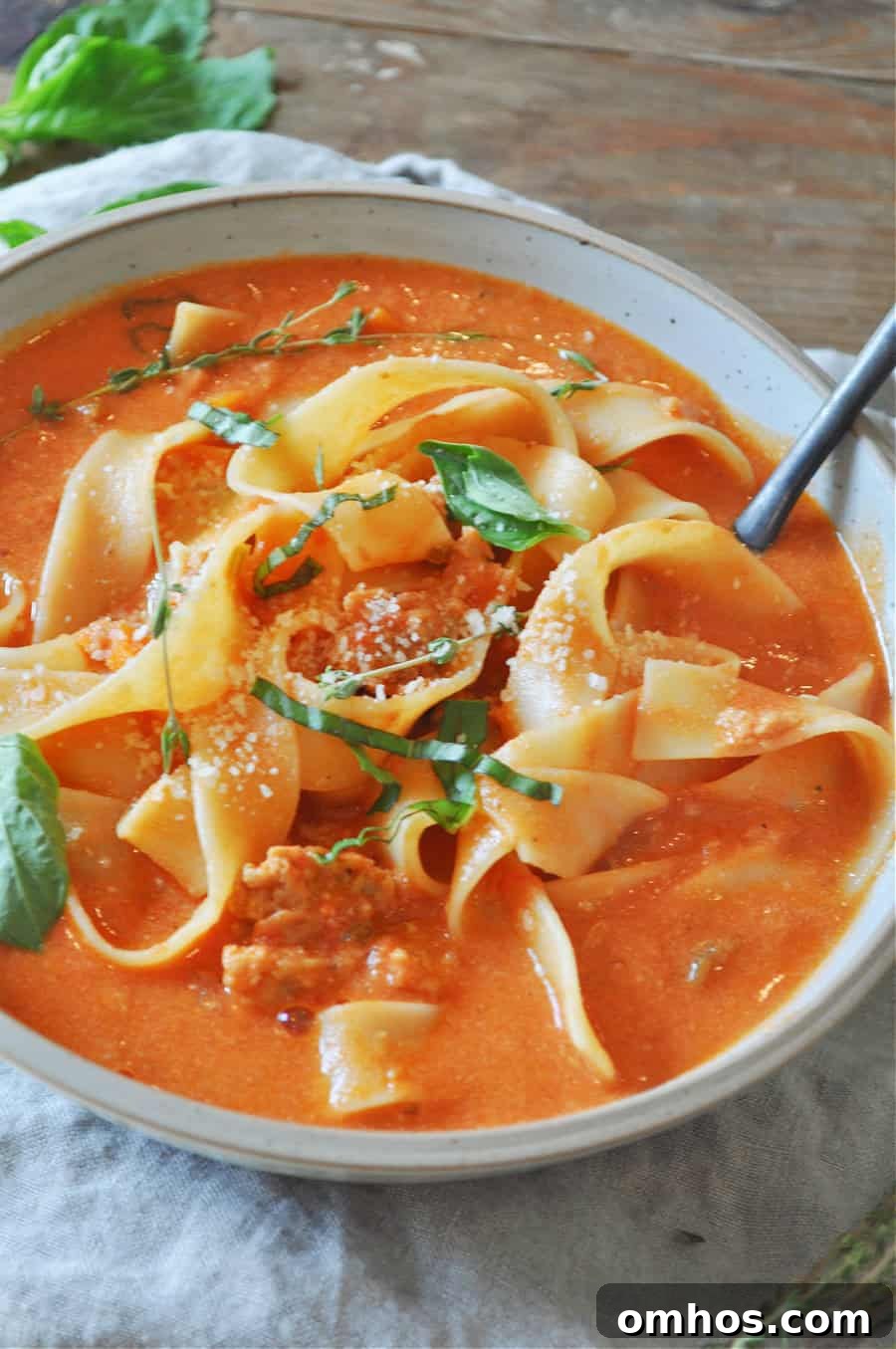 Creamy Vegan Bolognese Soup Recipe 3 Ingredients for vegan creamy Bolognese soup