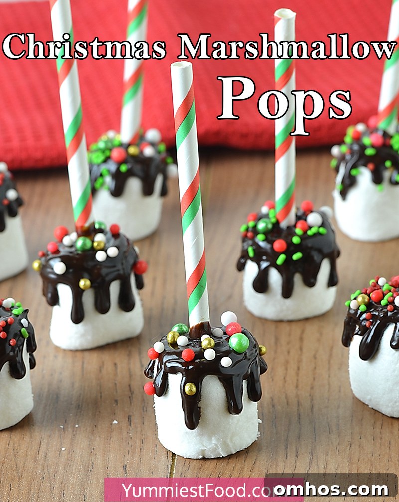 Christmas Marshmallow Pops Recipe 2 Christmas Marshmallow Pops