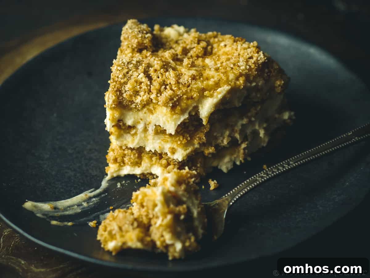 No-Bake Cream-Filled Crumb Cake 5 No-Bake Vegan Medovik (gluten-free)