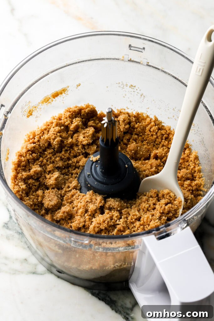 graham crackers crumbled for crust