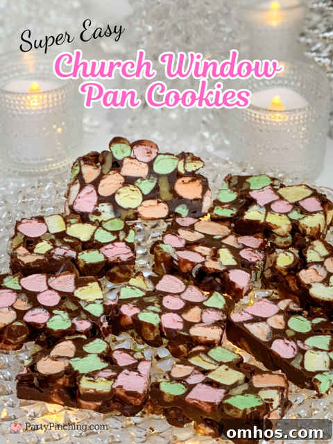Candy Cane Peppermint Fluff Pie Recipe 13 easy best church window bar cookies in a pan recipe, easy church window cookies in a pan, simple church window pan cookies, color marshmallow chocolate walnut coconut Christmas cookies