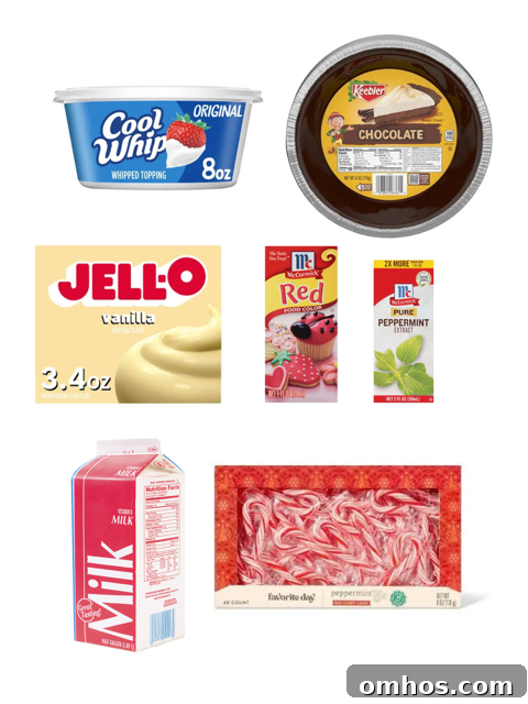 Candy Cane Peppermint Fluff Pie Recipe 4 img 24526 3