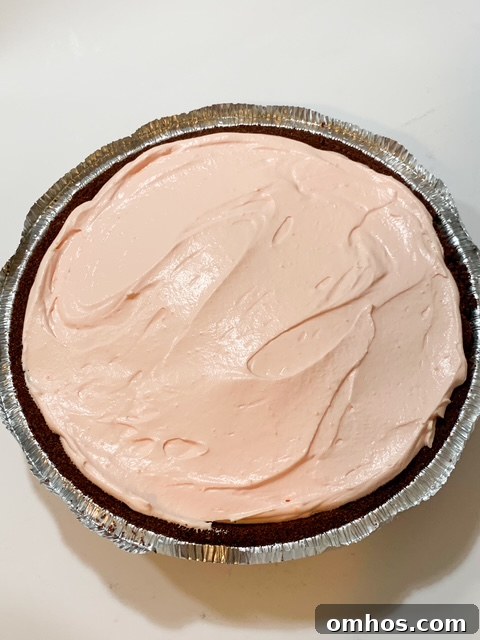 Candy Cane Peppermint Fluff Pie Recipe 8 img 24526 7
