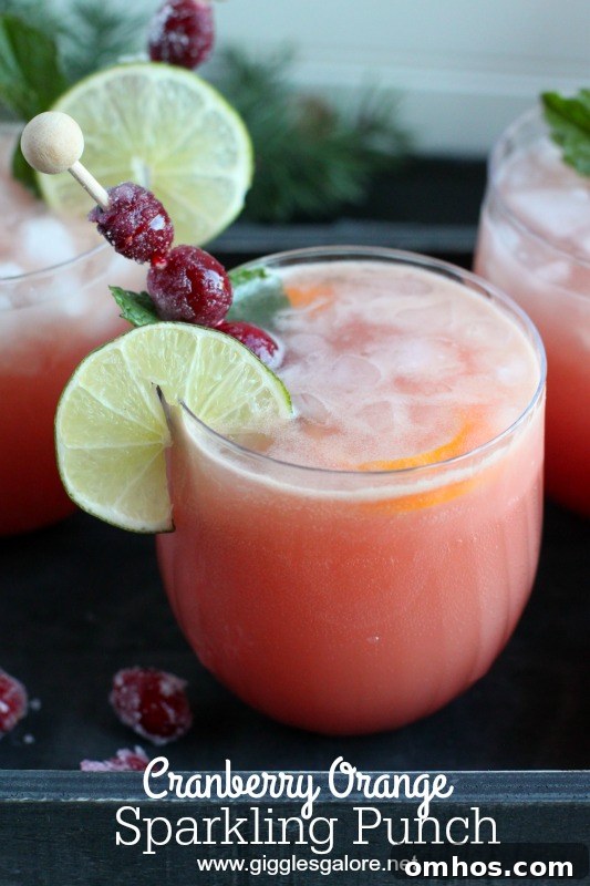 Cranberry Orange Sparkling Punch