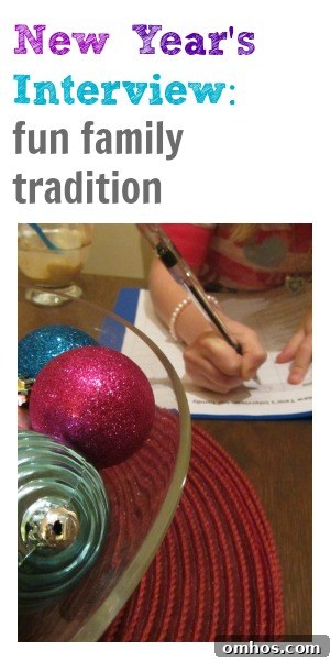 New Year's Interview Family Tradition