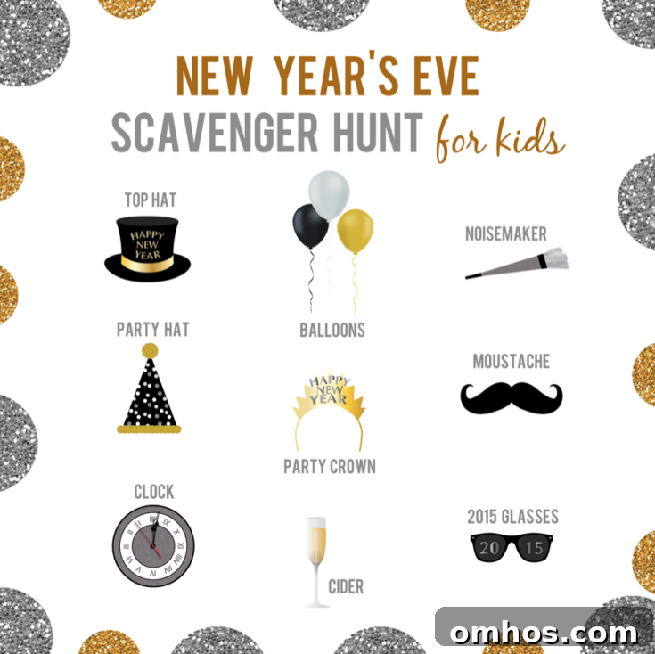 NYE Scavenger Hunt for Kids