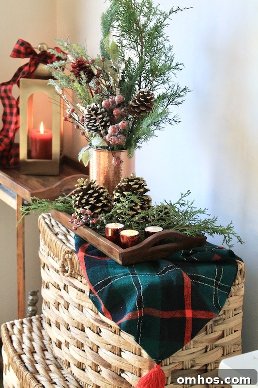 DIY Rustic Winter Woods Christmas Coffee Table Decor 10 rustic natrual christmas decoration ideas