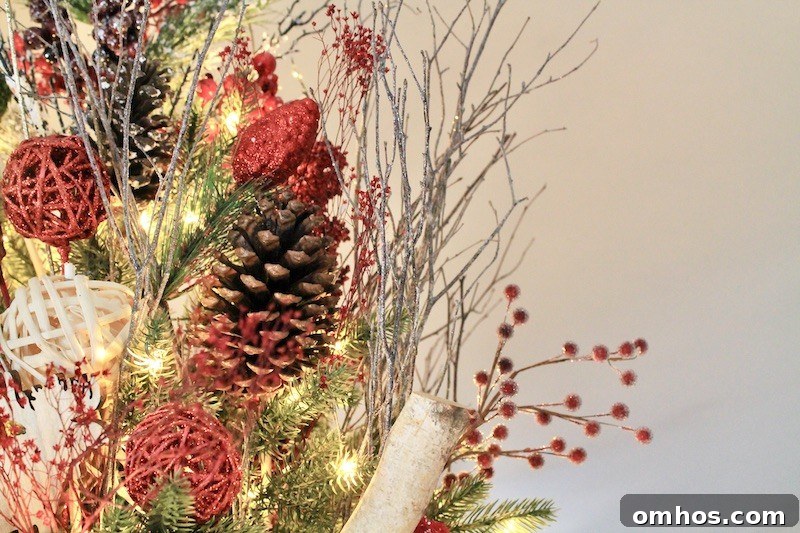 easy rustic woods Christmas Tree Decor