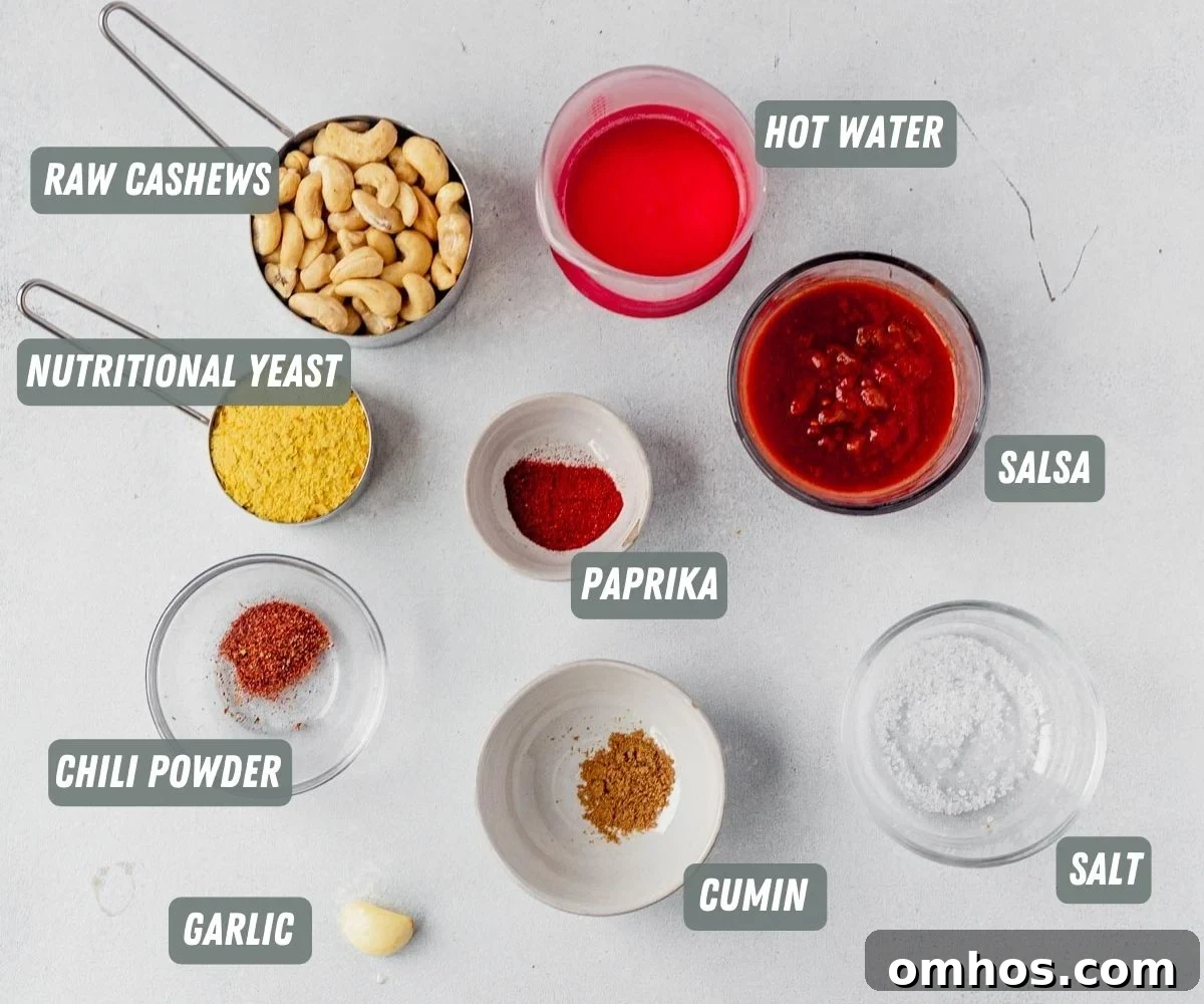 cashew queso ingredients