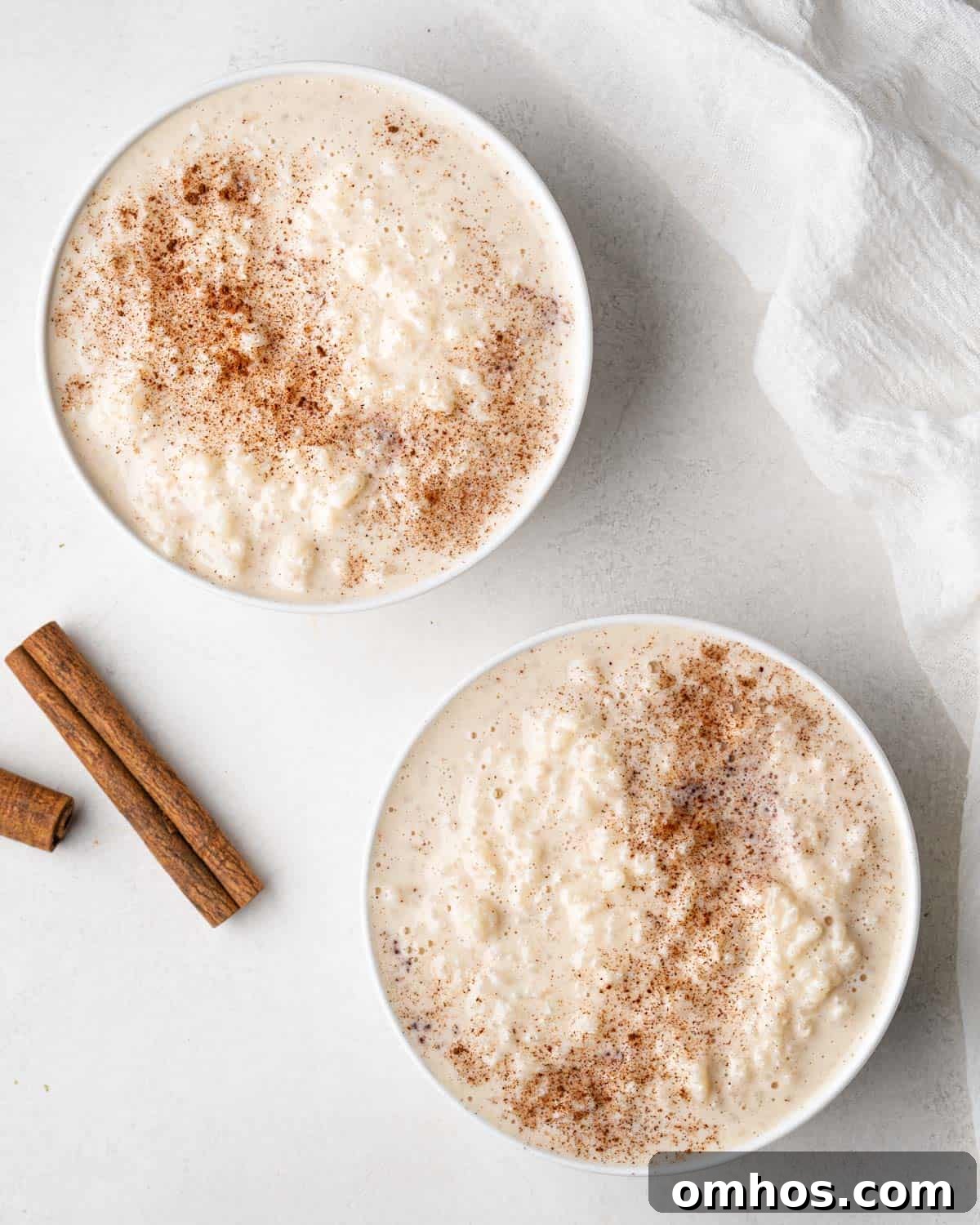 Creamy Instant Pot Arroz con Leche (Mexican Rice Pudding) 2 2 bowls of Instant pot arroz con leche (rice pudding)