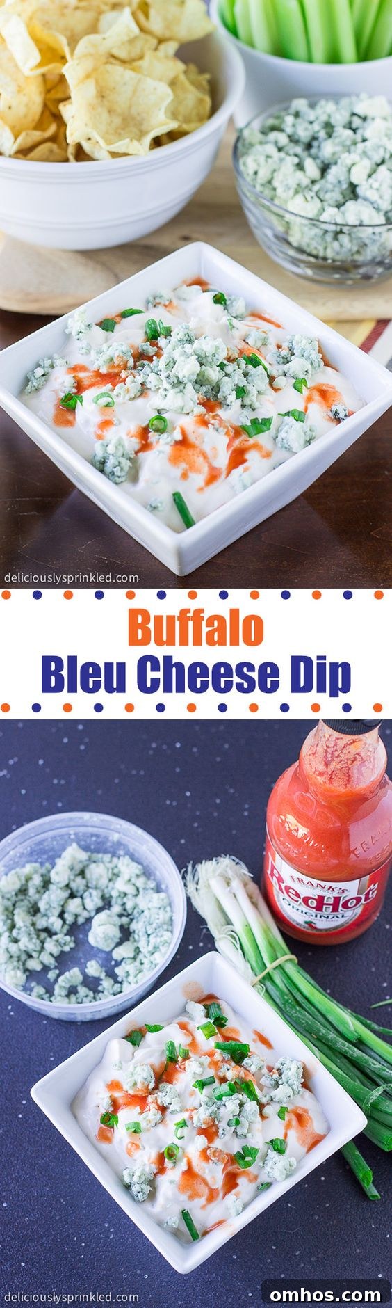 EASY BUFFALO BLEU CHEESE DIP RECIPE