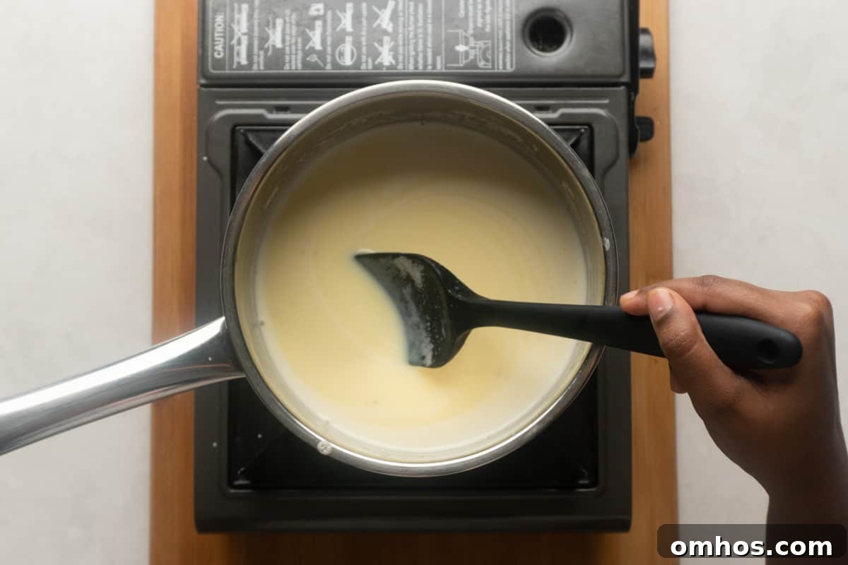 Picture showing how to cook eggnog without alcohol