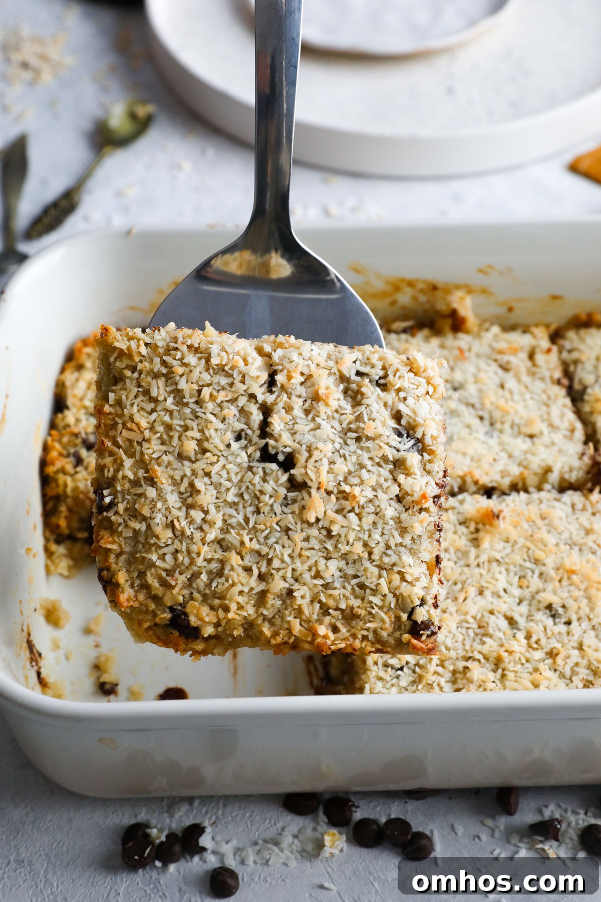 slice of baked oatmeal