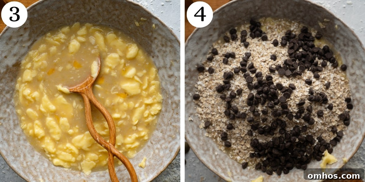 Healthy Baked Oatmeal with Chocolate Chips