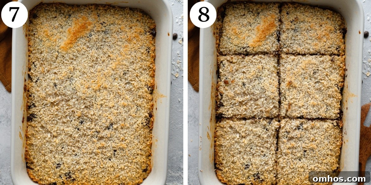 Nutritious Baked Oatmeal with Chocolate Chips