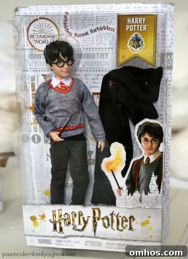 Harry Potter Toys and Gift Ideas for Fans 5 A Harry Potter figurine in its original box.