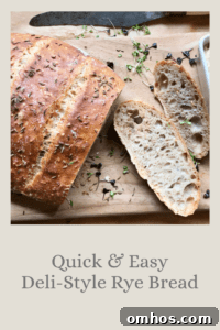 Quick & Easy Deli-Style Rye Bread