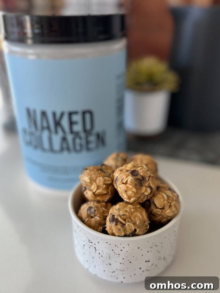 Finished protein balls on parchment