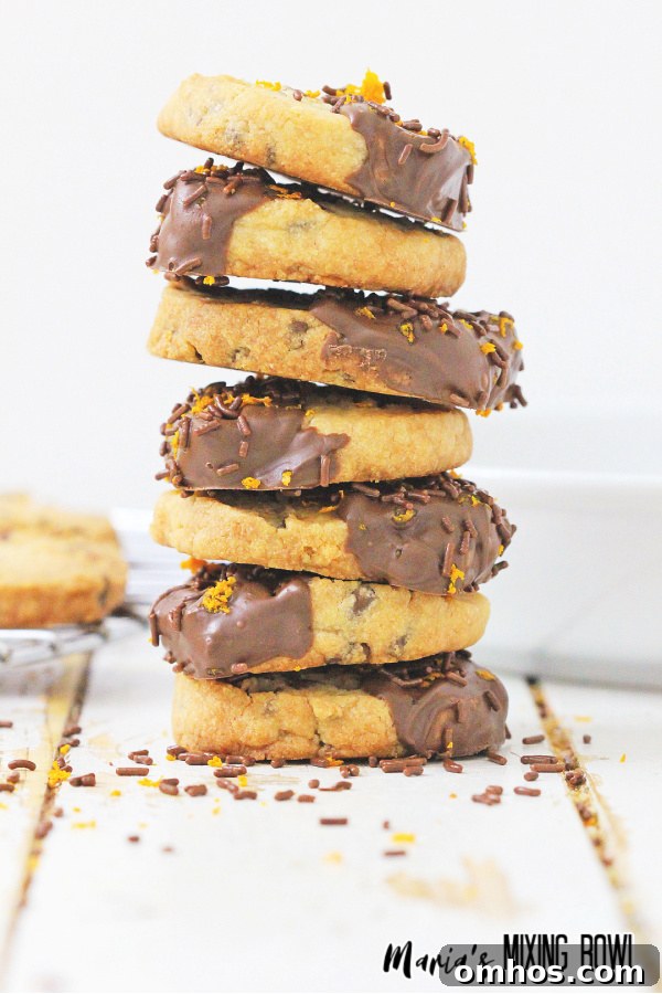 cookies stacked on a white board