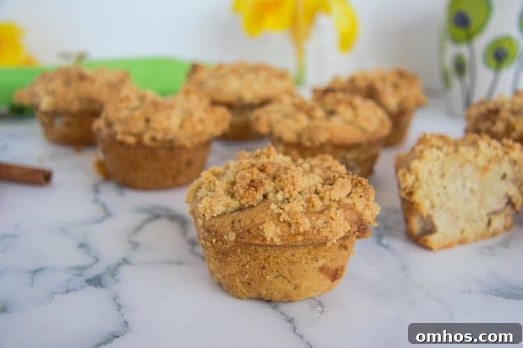 Cinnamon Apple Crumble Muffins Recipe 3 chayote apple crumble muffins