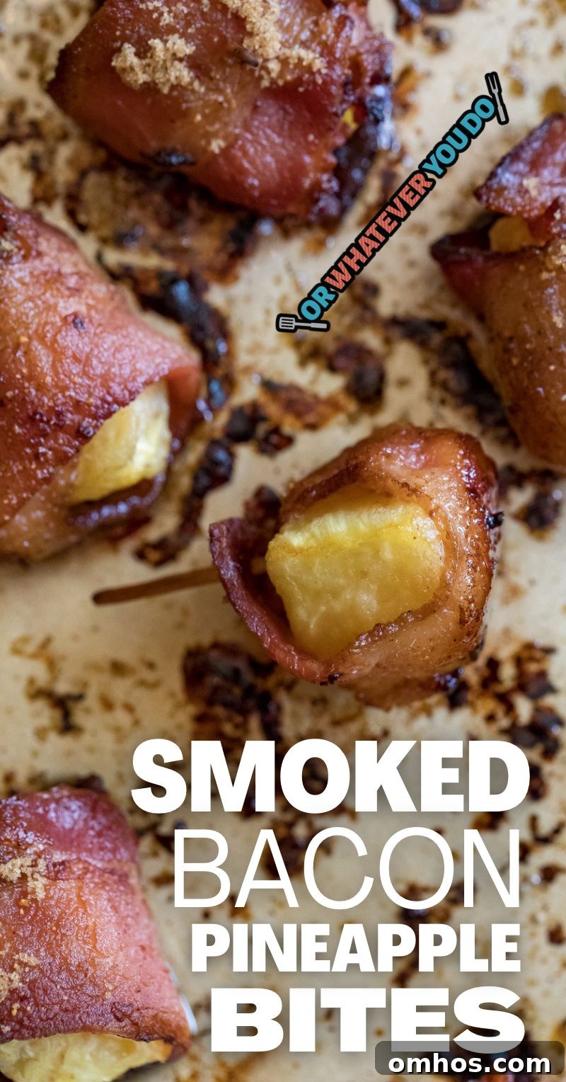 Traeger Smoked Bacon-Wrapped Pineapple Bites