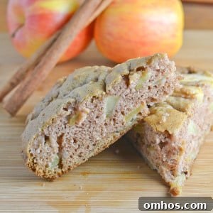 Apple cake slice