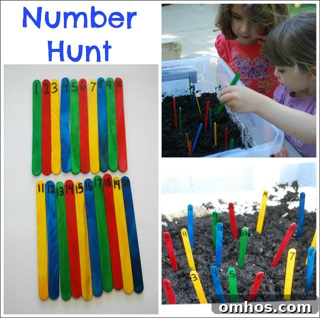 Learn Through Movement - Number Hunt Math Game