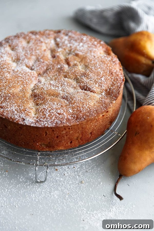 Easy Pear Cake
