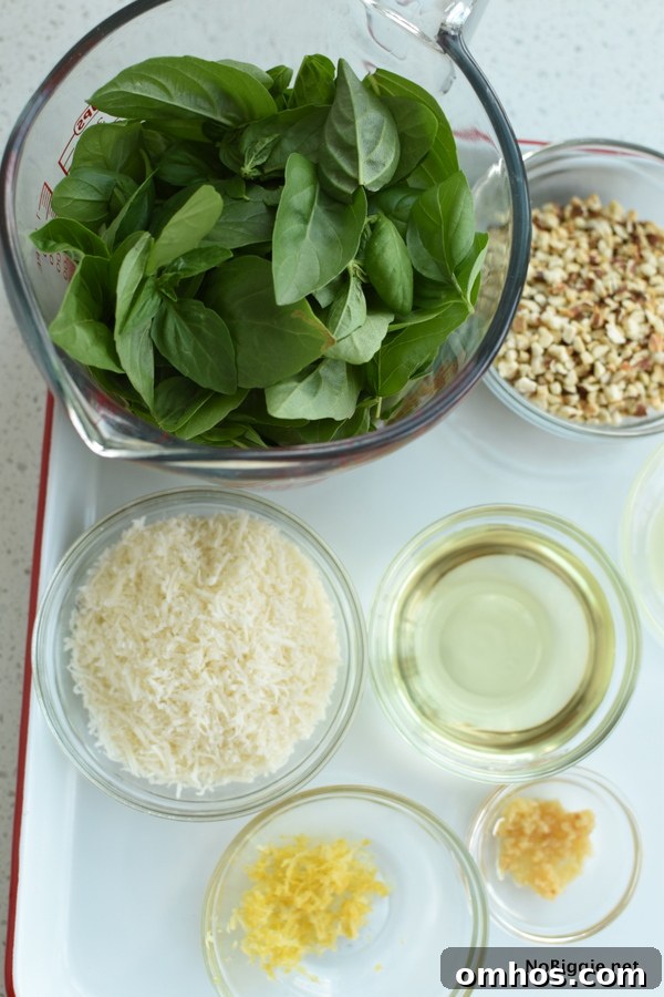 How to Make Basil Pesto from Scratch 3 homemade basil pesto
