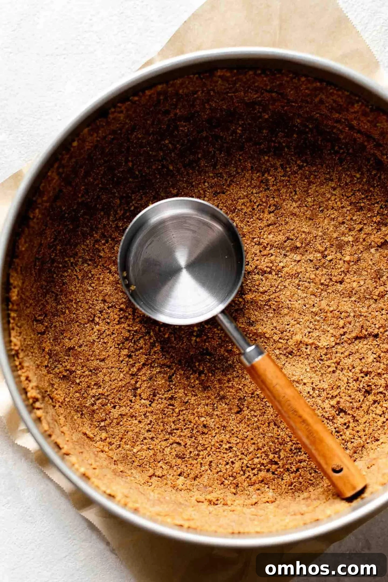 Creamy Pumpkin Cheesecake Recipe 3 pumpkin cheesecake graham cracker crust packed into springform pan