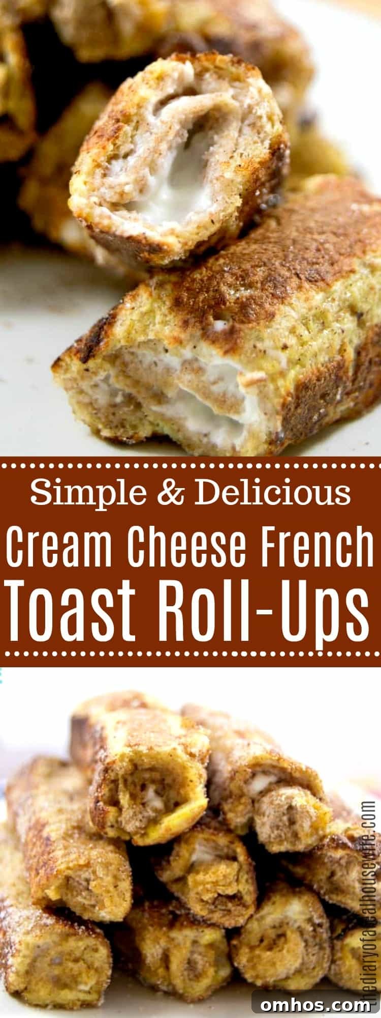 Cream Cheese French Toast Roll-Ups