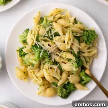 A dinner plate with pasta side dish with a spoon.