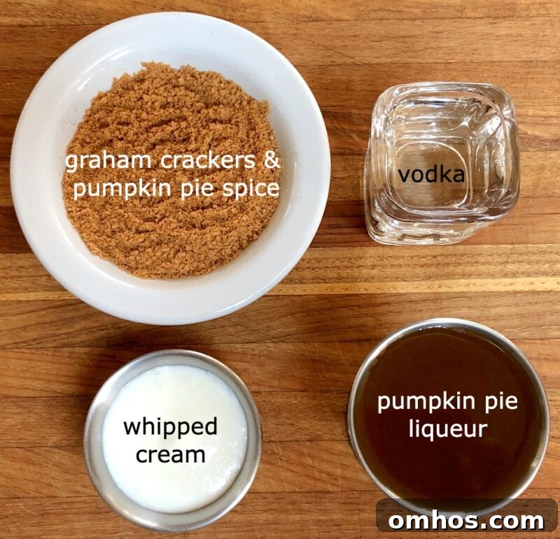 pumpkin spice martini ingredients