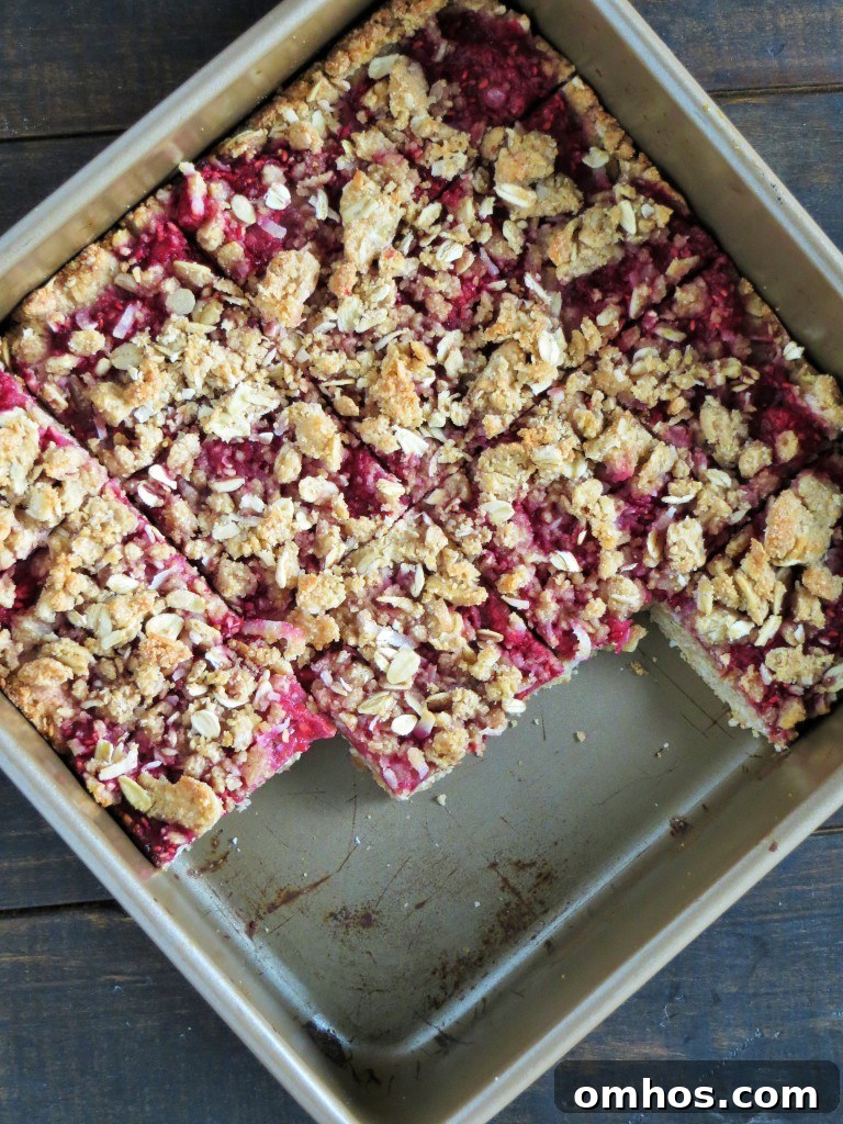 Whole-Grain Raspberry Oat Breakfast Bars Recipe 2 Raspberry Oat Breakfast Bars