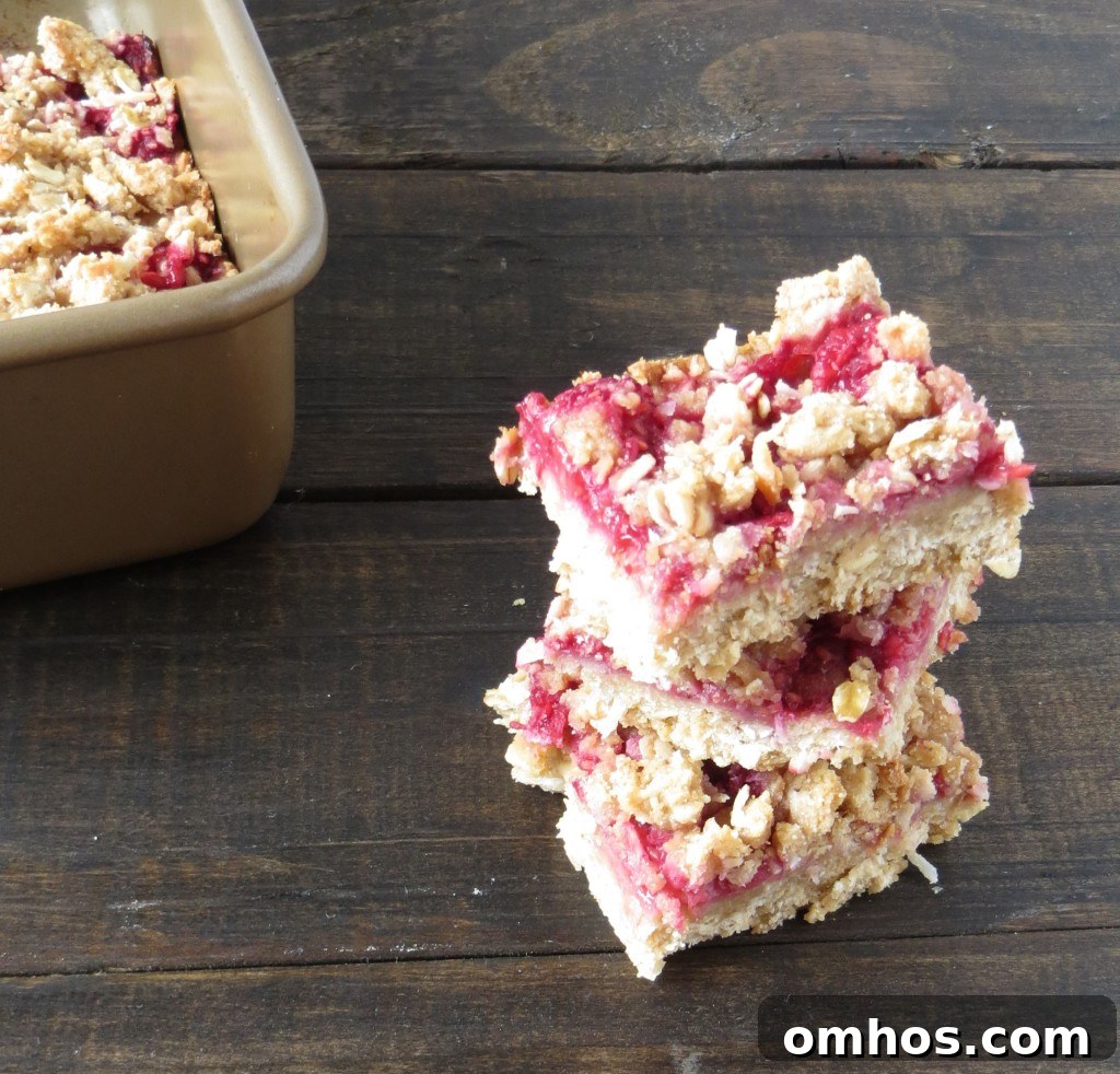 Whole-Grain Raspberry Oat Breakfast Bars Recipe 3 Raspberry Bars