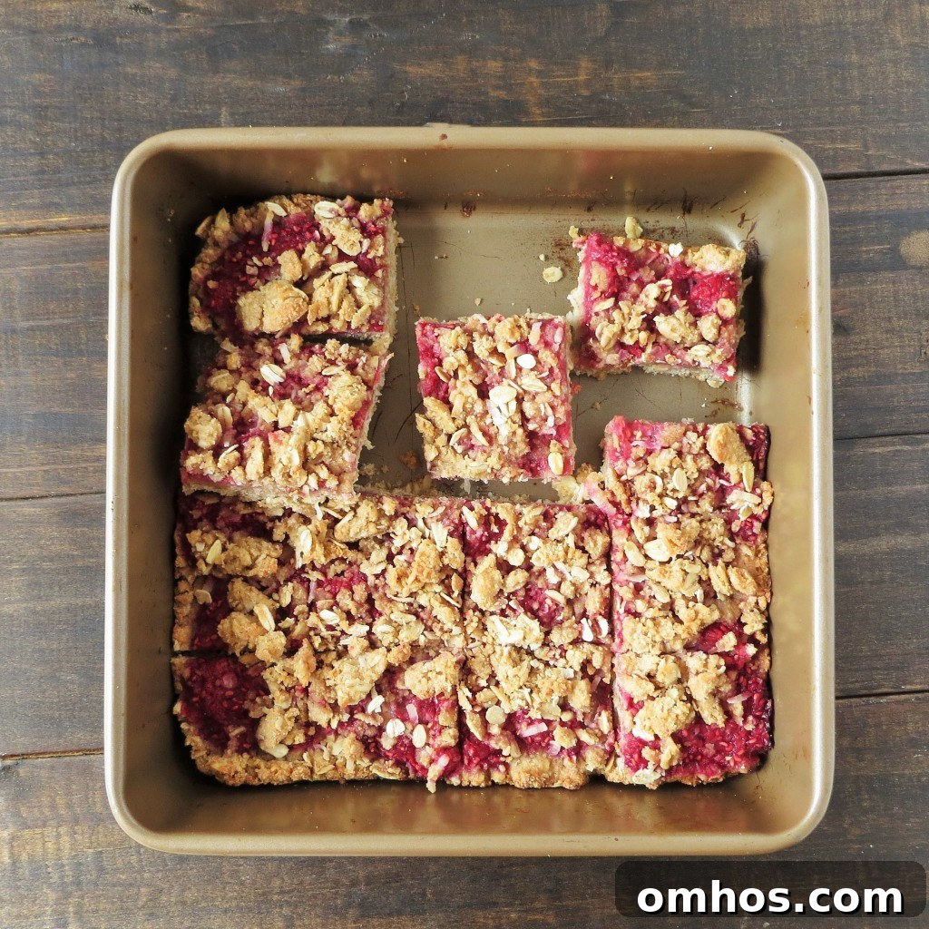 Whole-Grain Raspberry Oat Breakfast Bars Recipe 4 Raspberry Breakfast Bar