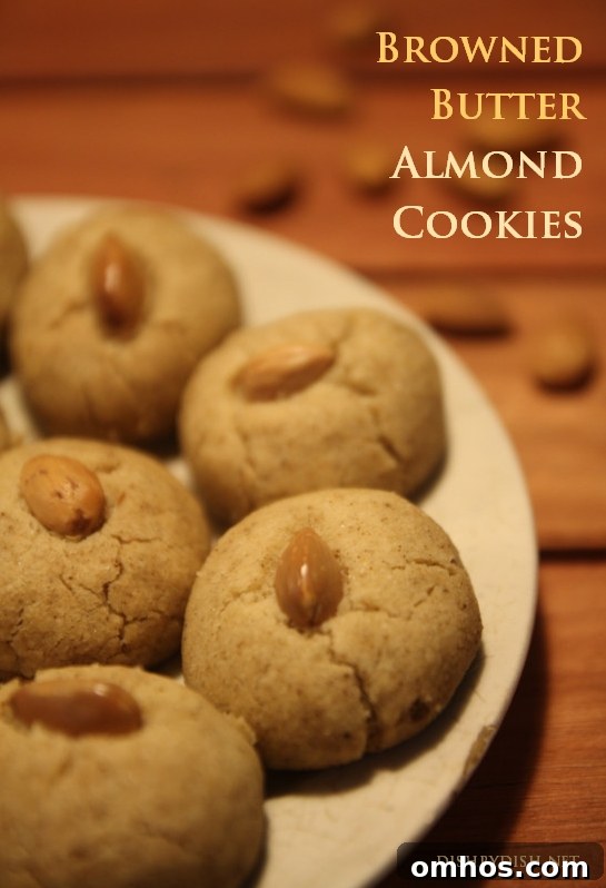 Browned Butter Almond Cookies