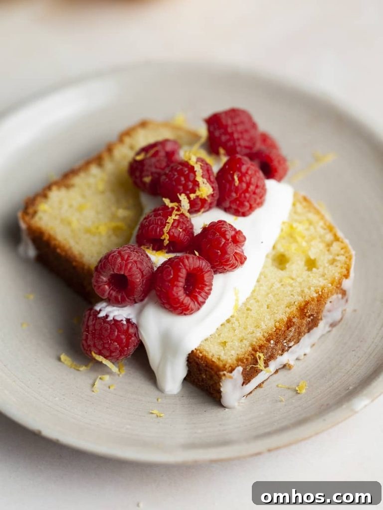 Moist Gluten-Free Lemon Loaf Recipe 2 gluten free lemon loaf topped with greek yogurt and fresh berries, lemon drizzle cake