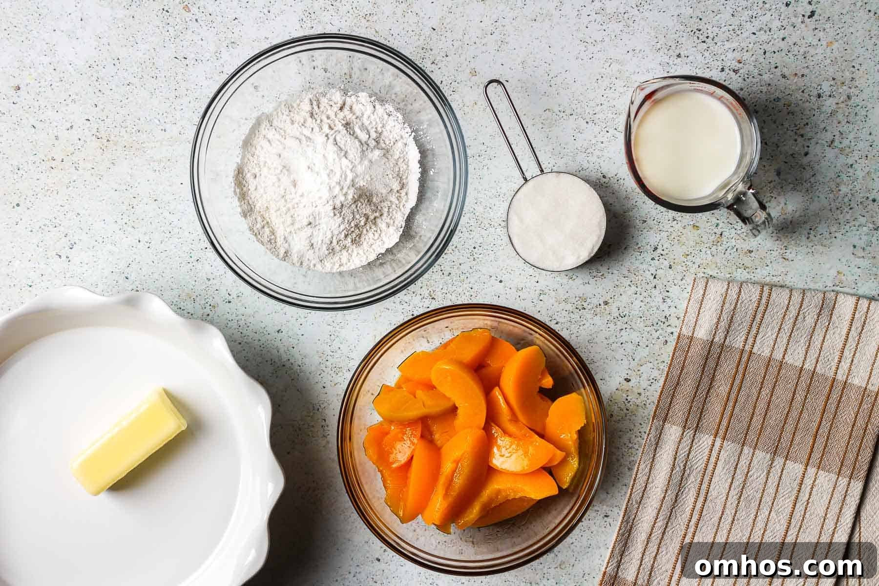 Classic Southern Peach Cobbler Recipe 3 ingredients for homemade peach cobbler