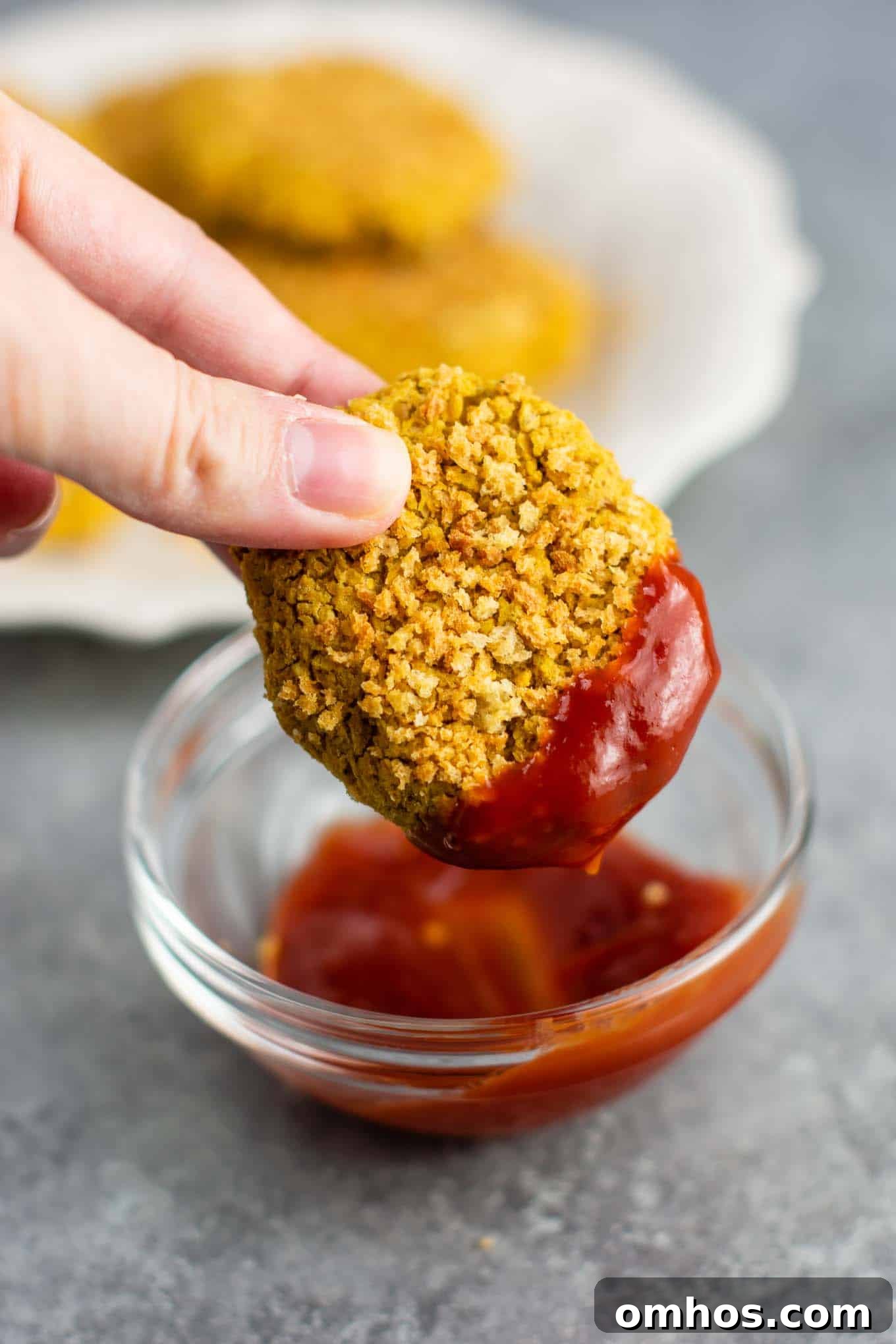 Chickpea nuggets – meatless chicken nugget recipe. #chickpeanuggets #vegetarian #meatless #chicknnuggets 