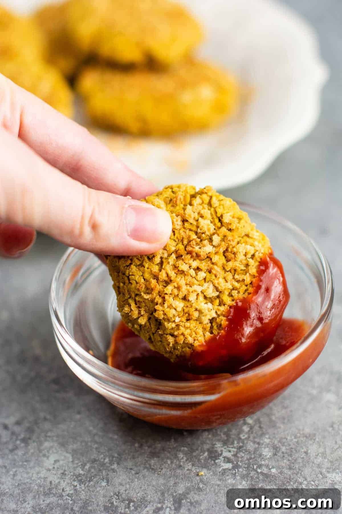 Vegetarian chicken nuggets – meatless chicken nugget recipe. #chickpeanuggets #vegetarian #meatless #chicknnuggets 