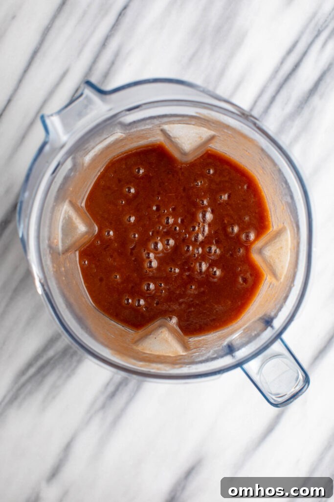 No-Peel Instant Pot Apple Butter Recipe 8 blended up apples and spices